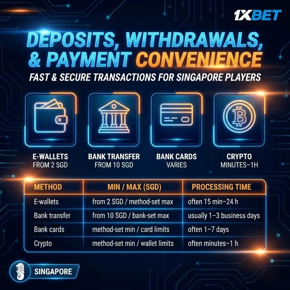 Deposits, Withdrawals, and Payment Convenience