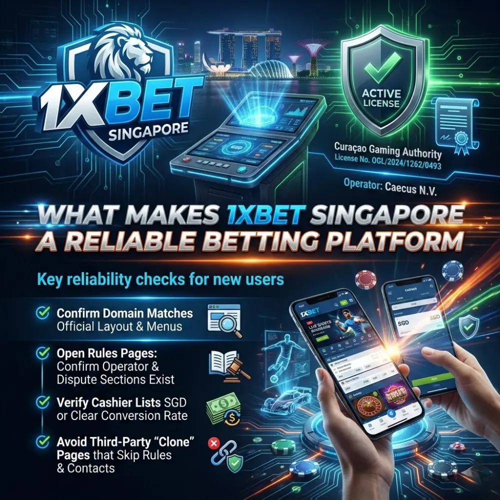 What Makes 1xBet Singapore a Reliable Betting Platform