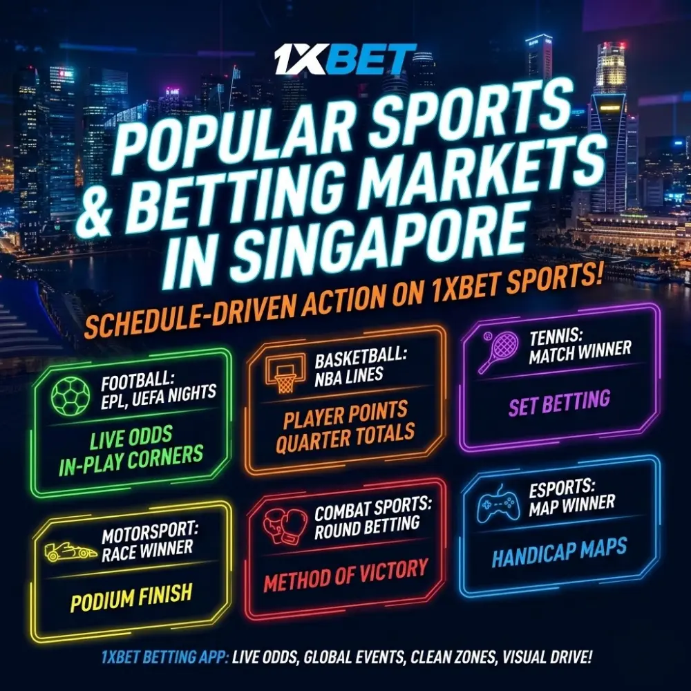 Popular Sports and Betting Markets in Singapore
