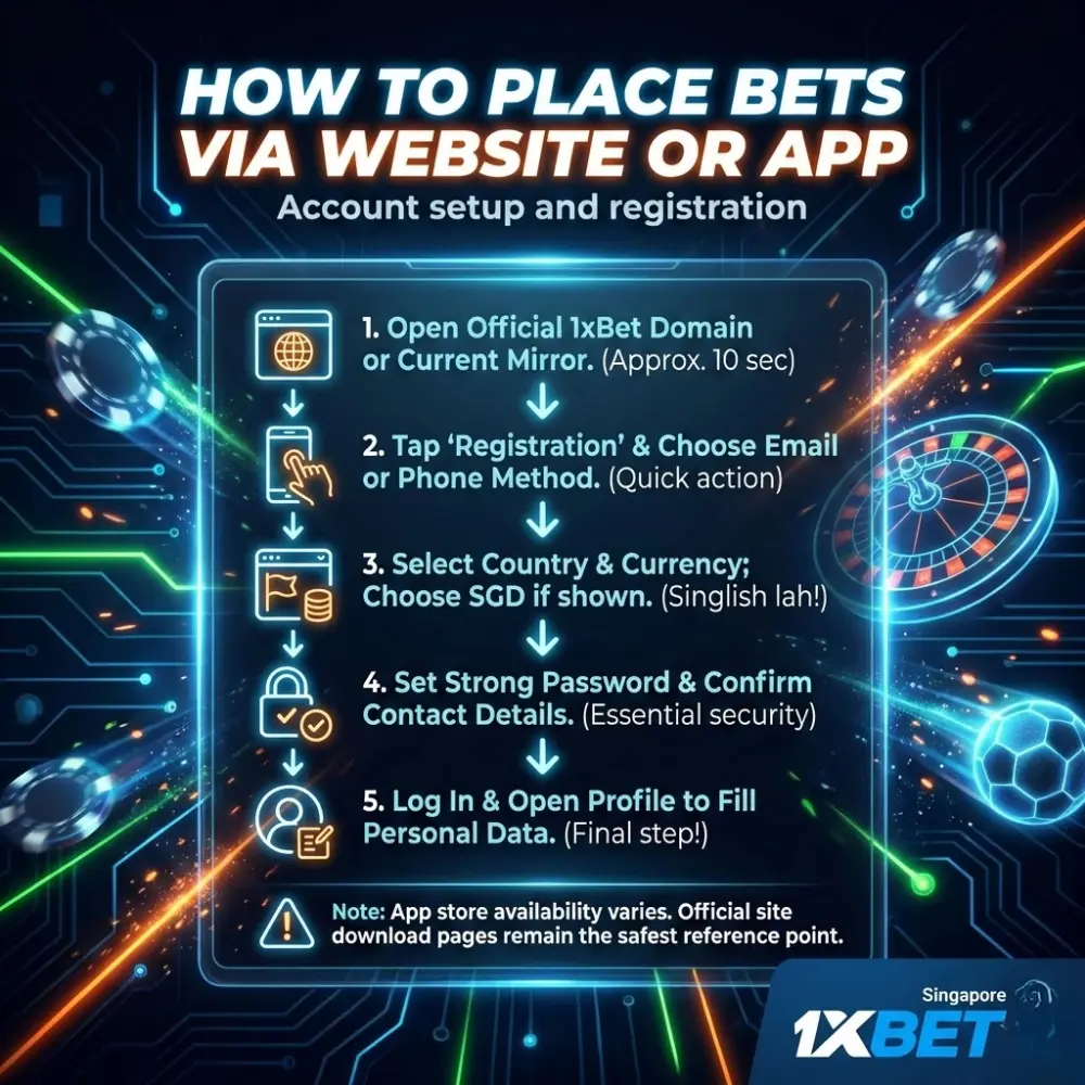 How to Place Bets via Website or App