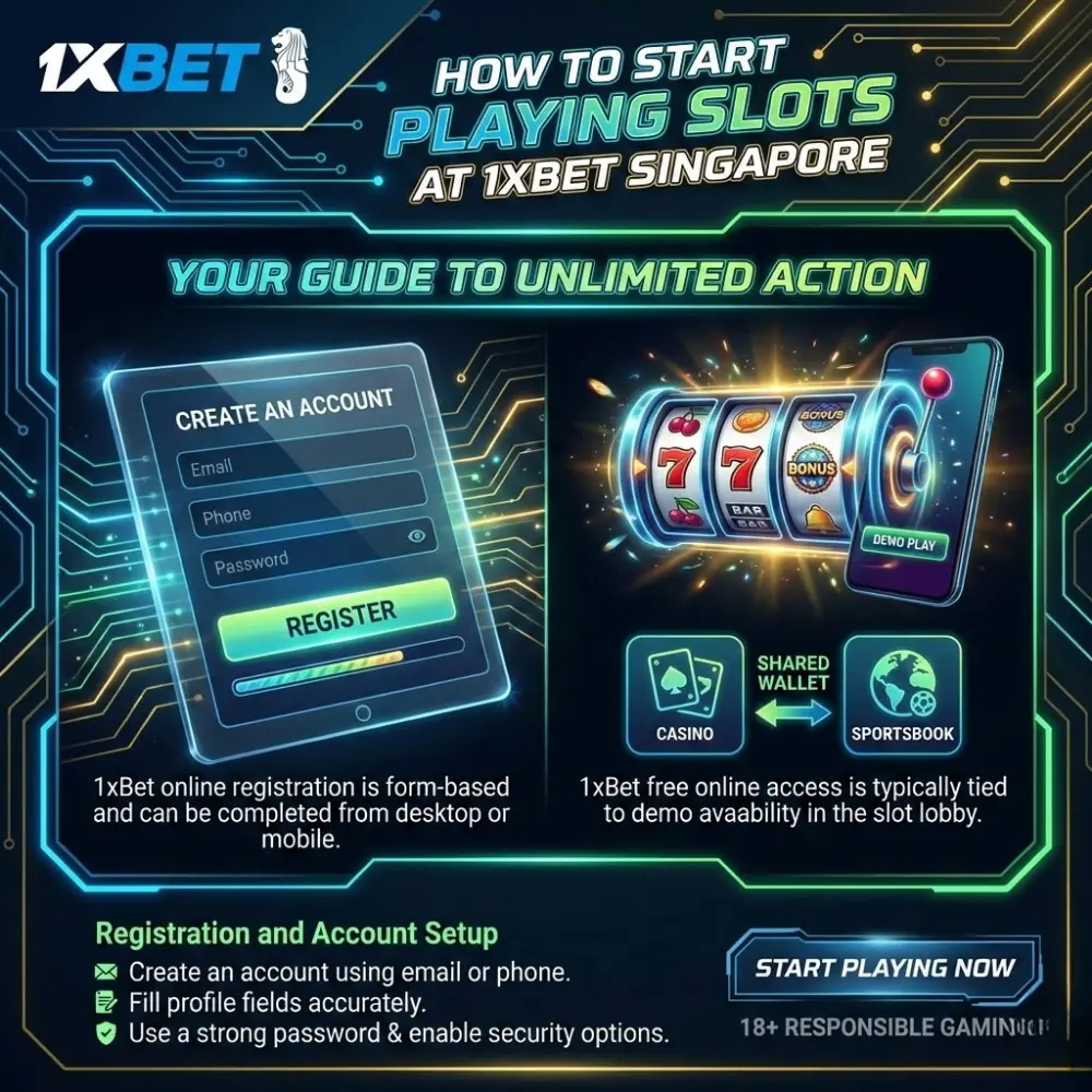 How to Start Playing Slots at 1xBet Singapore