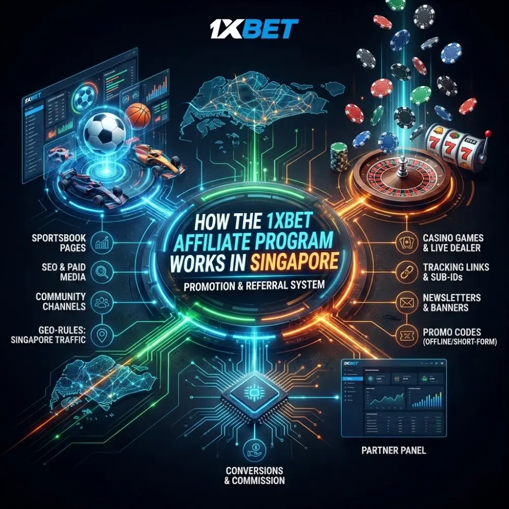 How the 1xBet Affiliate Program Works in Singapore