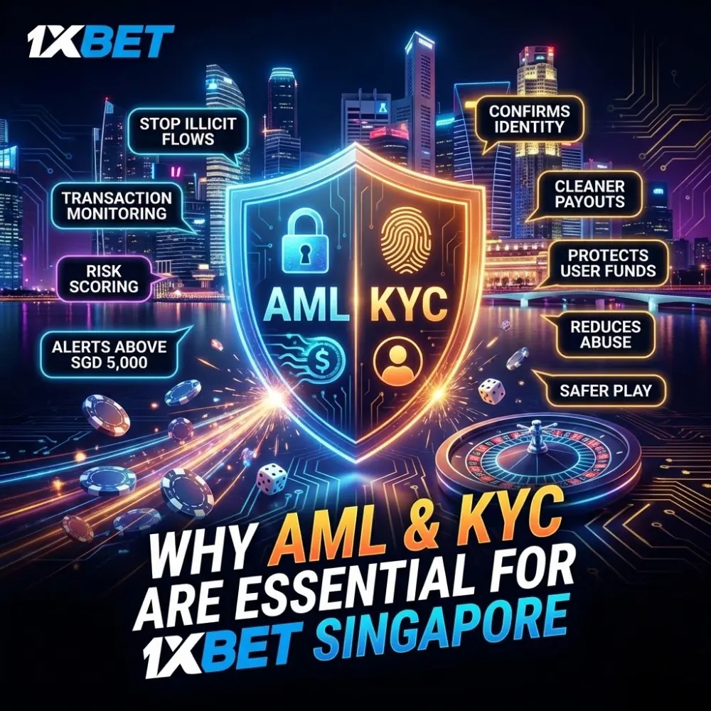Why AML and KYC Are Essential for 1xBet Singapore
