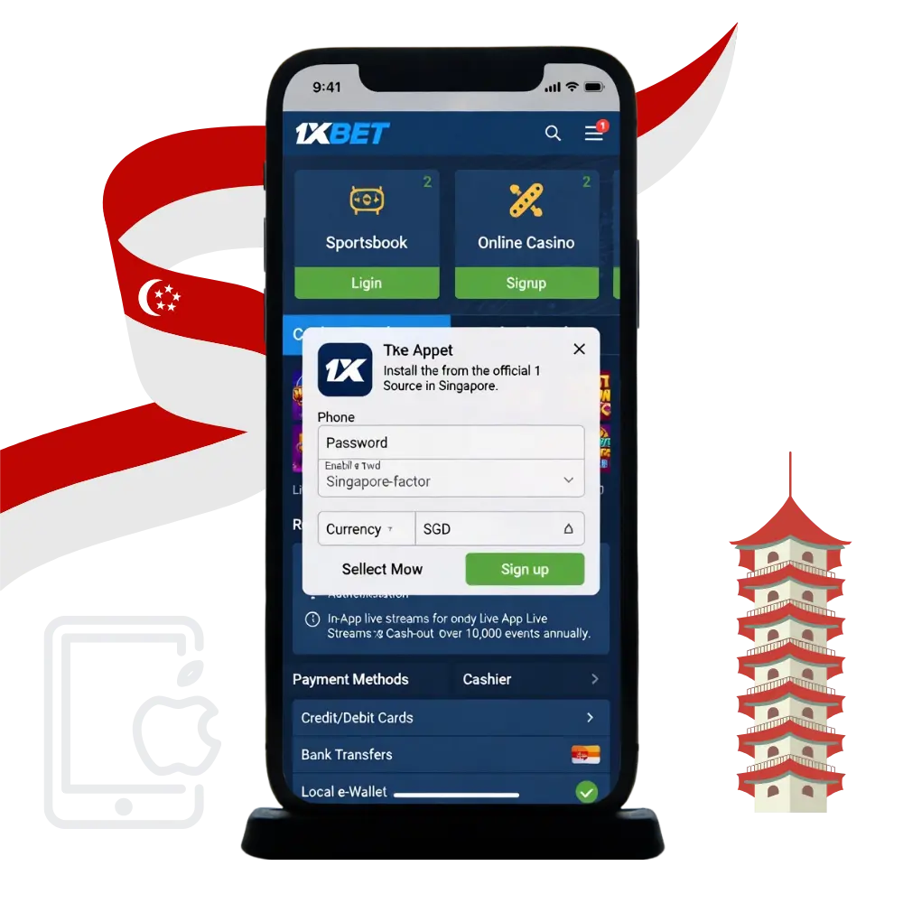 1xBet iOS App Singapore – Smart Betting for iPhone Users
